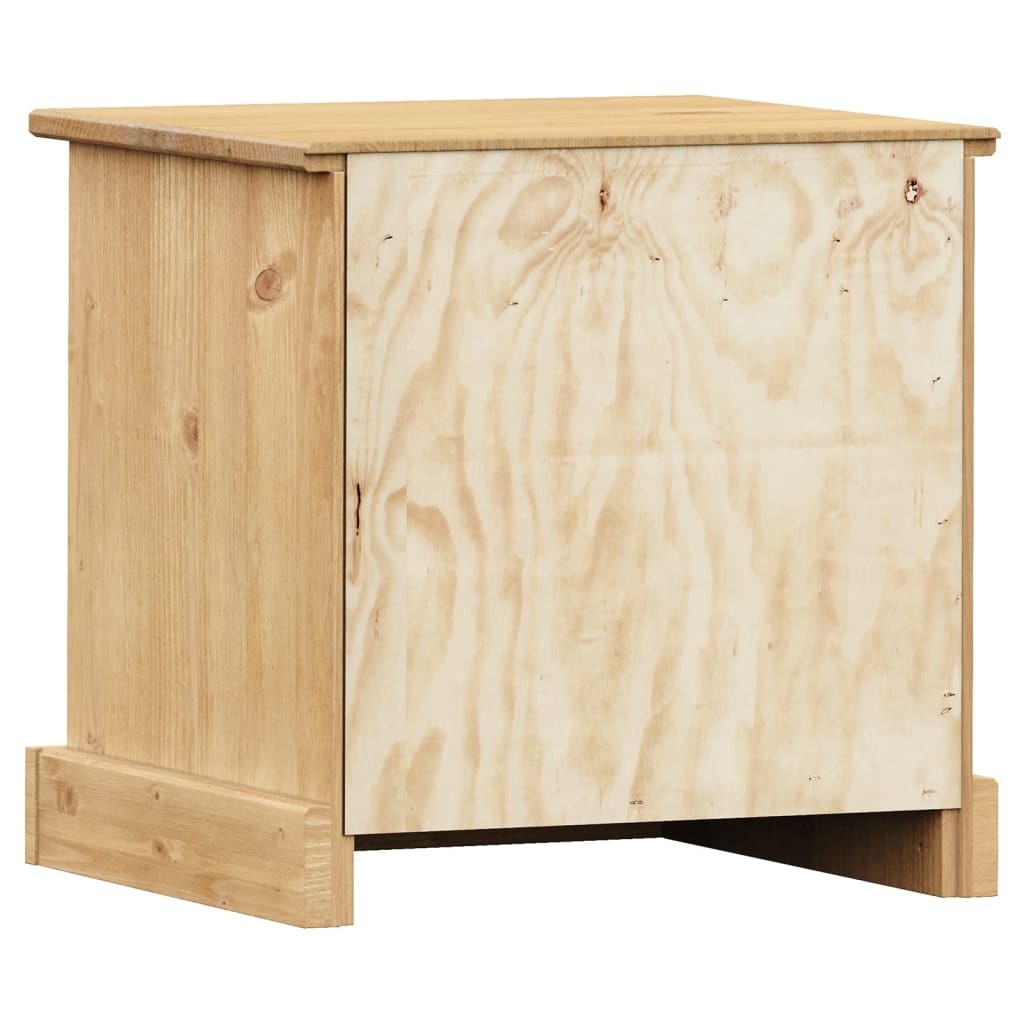 Bedside Cabinet VIGO 16.5"x13.8"x16.5" Solid Wood Pine