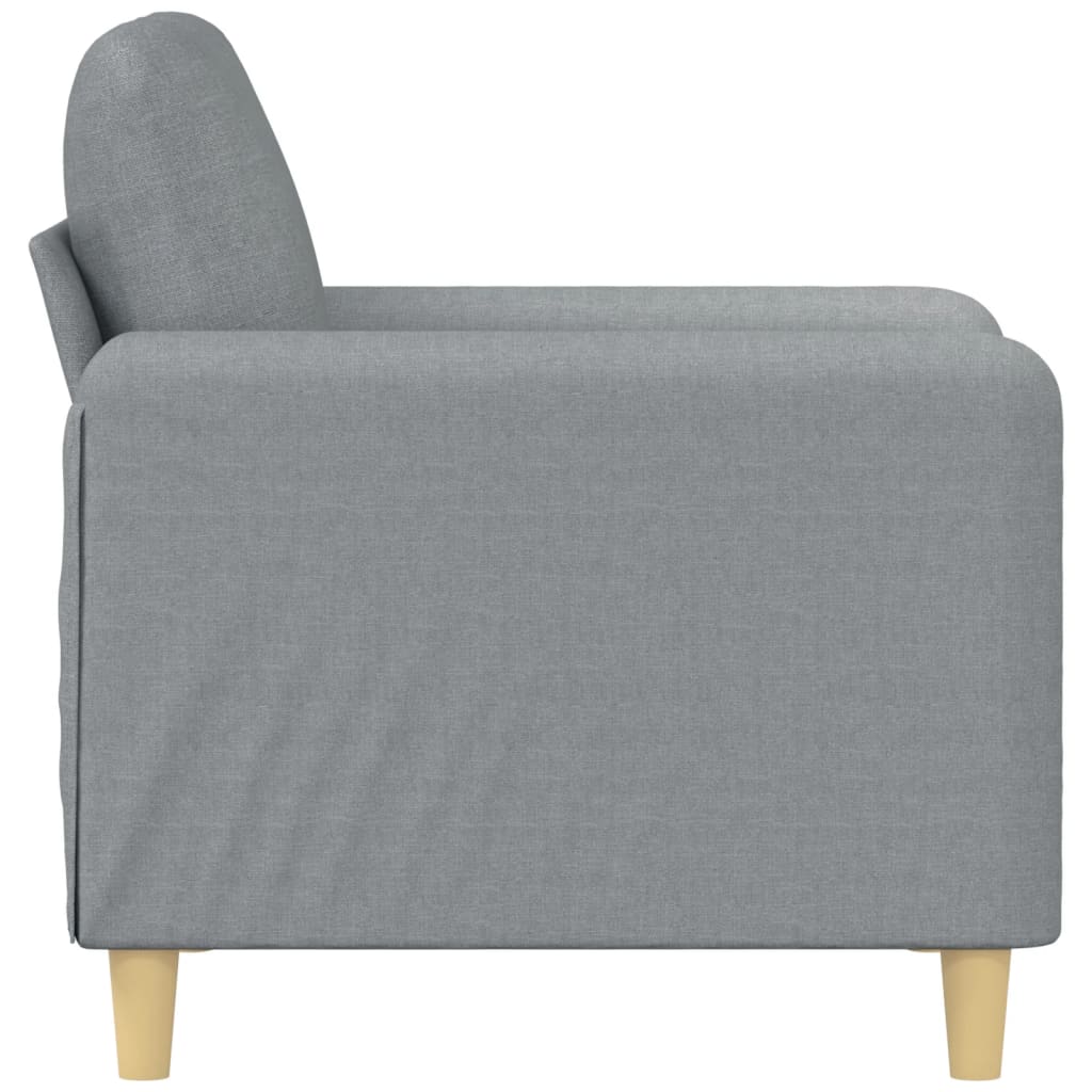 Sofa Chair Light Gray 23.6" Fabric