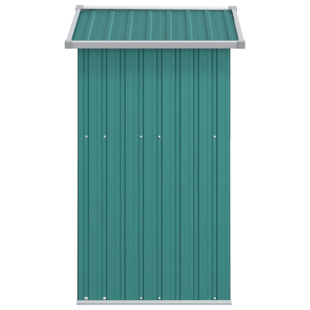 Garden Shed Green 49.6"x38.4"x69.7" Galvanized Steel