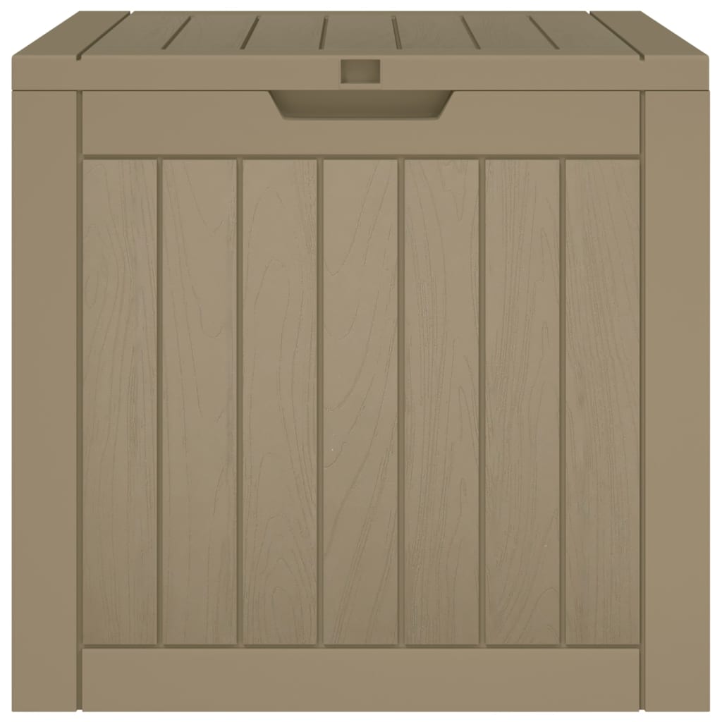 Patio Storage Box Gray 21.9"x16.9"x20.9" Polypropylene