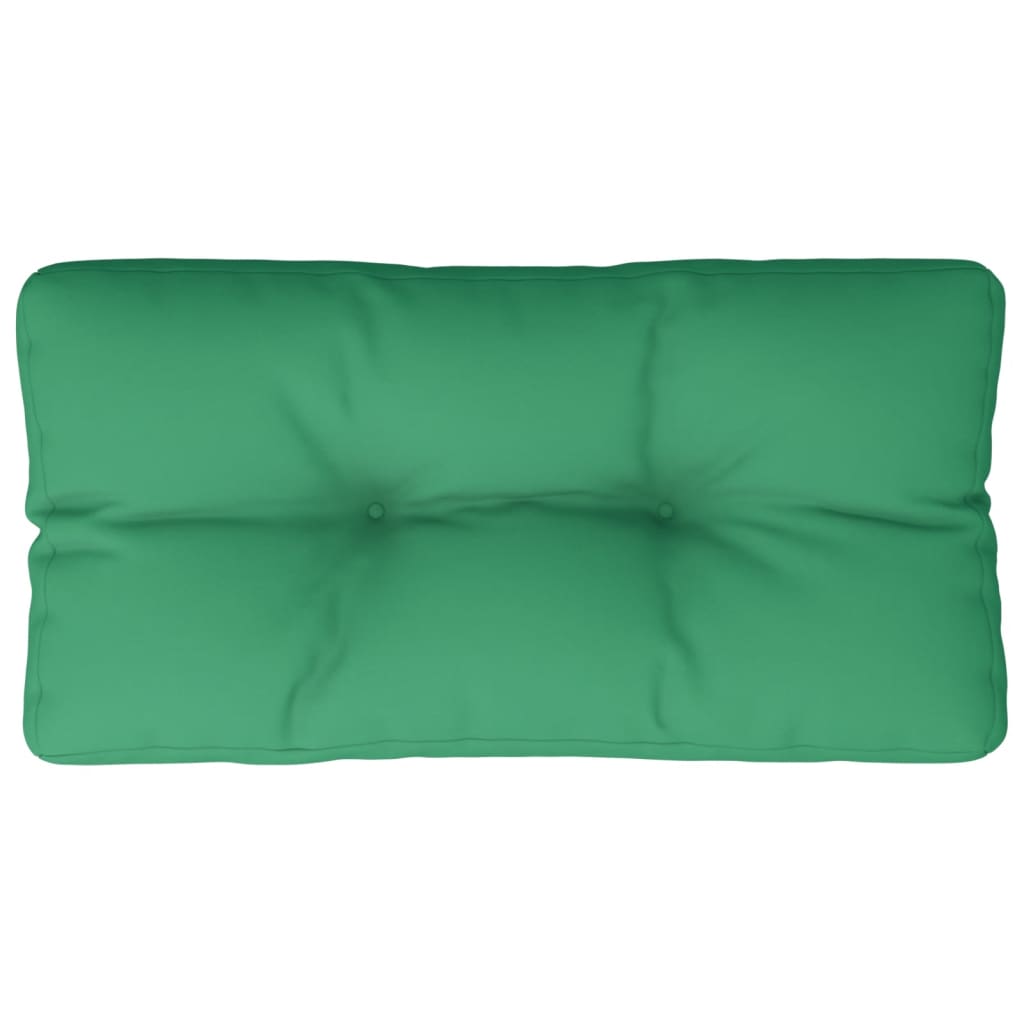 Pallet Cushion Green 27.6"x15.7"x4.7" Fabric