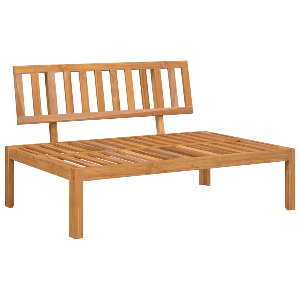 3 Piece Patio Pallet Sofa Set with Cushions Solid Wood Acacia