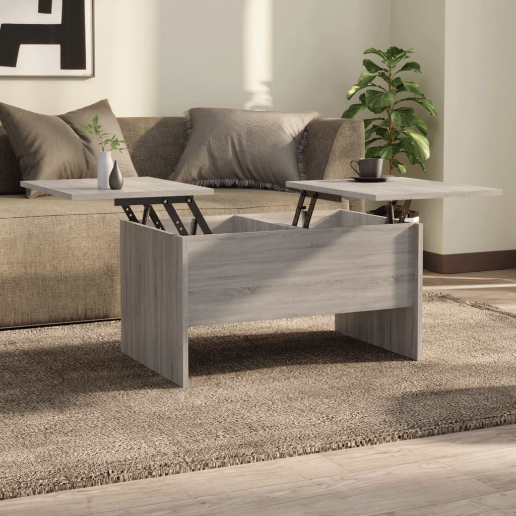 Coffee Table Sonoma Oak 31.5"x19.7"x16.7" Engineered Wood