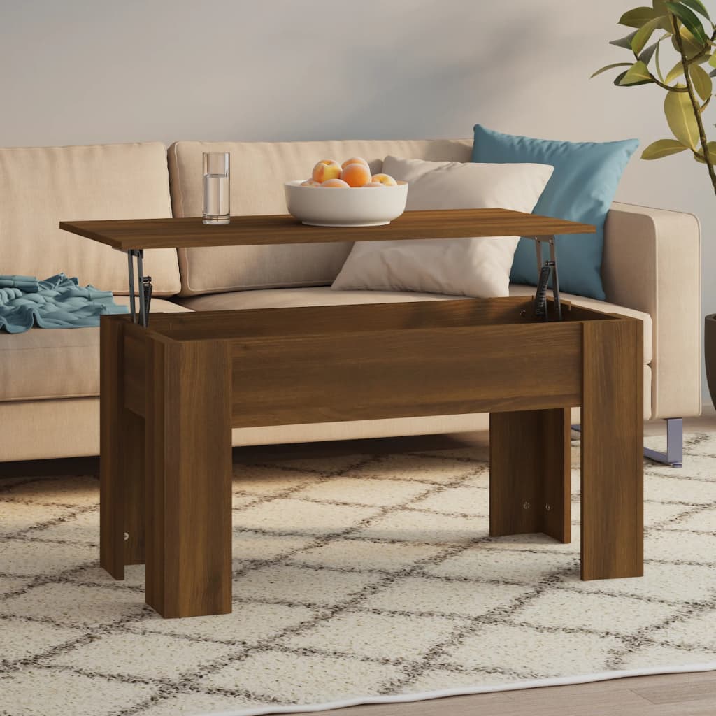 Coffee Table Gray Sonoma 39.8"x19.3"x20.5" Engineered Wood