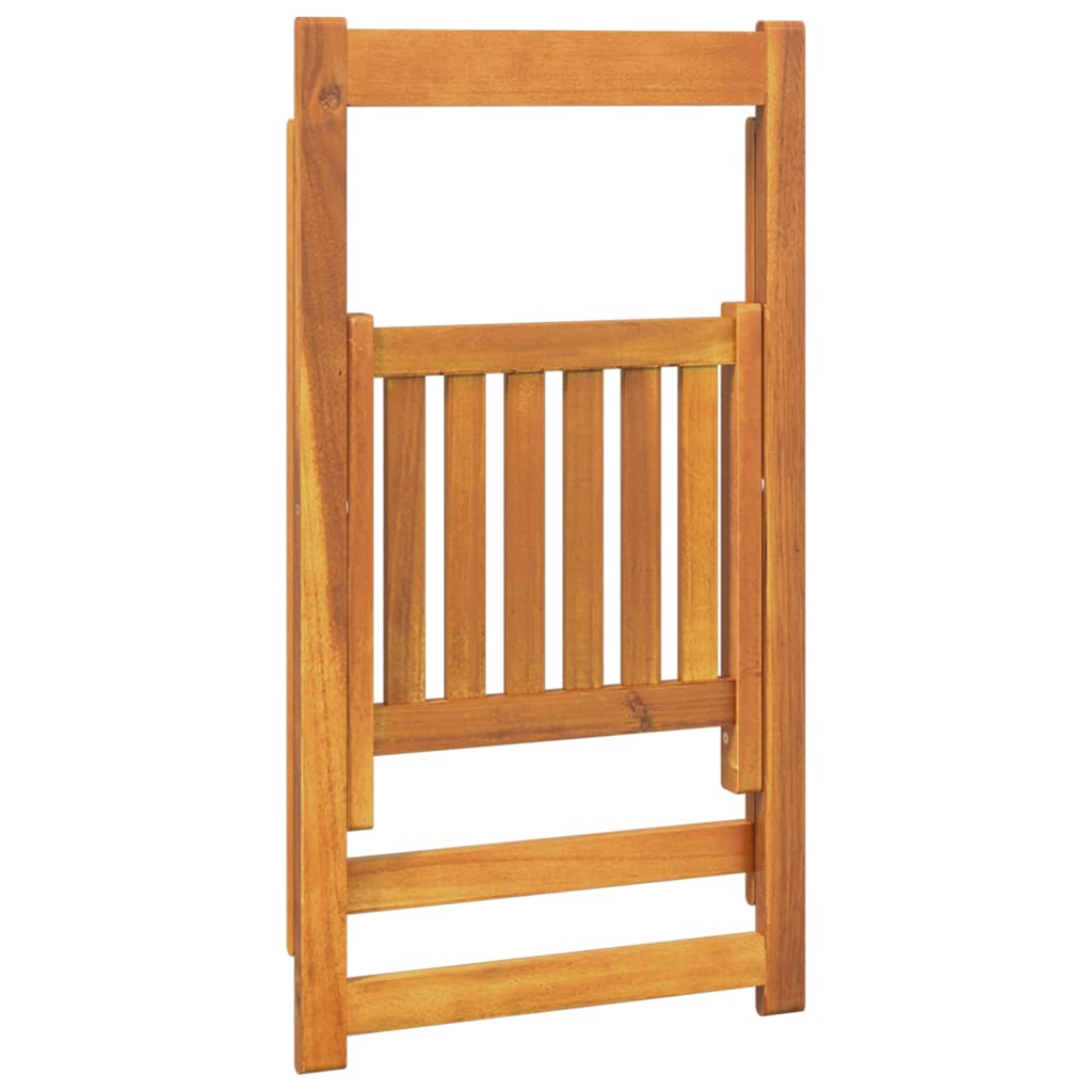 Folding Garden Chairs 6 pcs Solid Wood Acacia