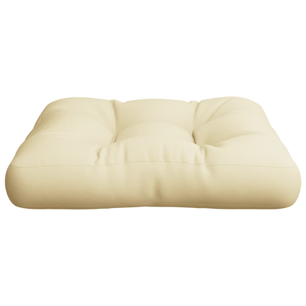 Pallet Cushion Cream 23.6"x24.2"x3.9" Fabric