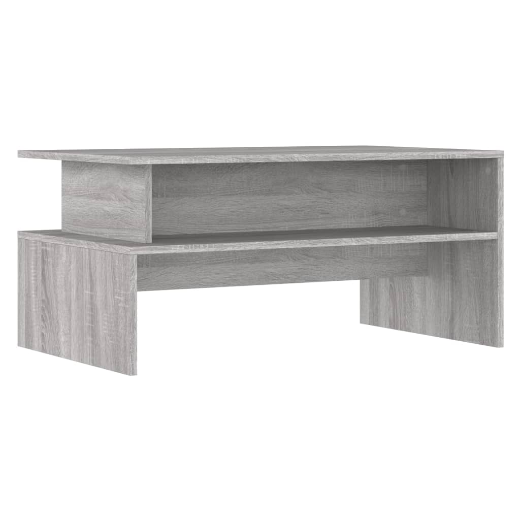 Coffee Table Gray Sonoma 35.4"x21.7"x16.7" Engineered Wood