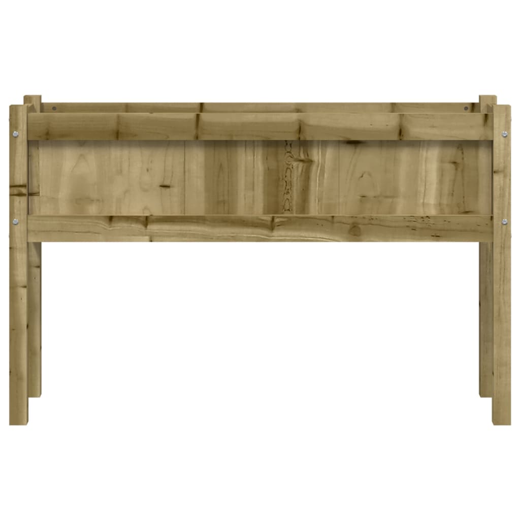 Garden Planter with Legs 43.3"x12.2"x27.6" Impregnated Wood Pine