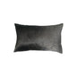 12 X 20 Black And White Cowhide Throw Pillow