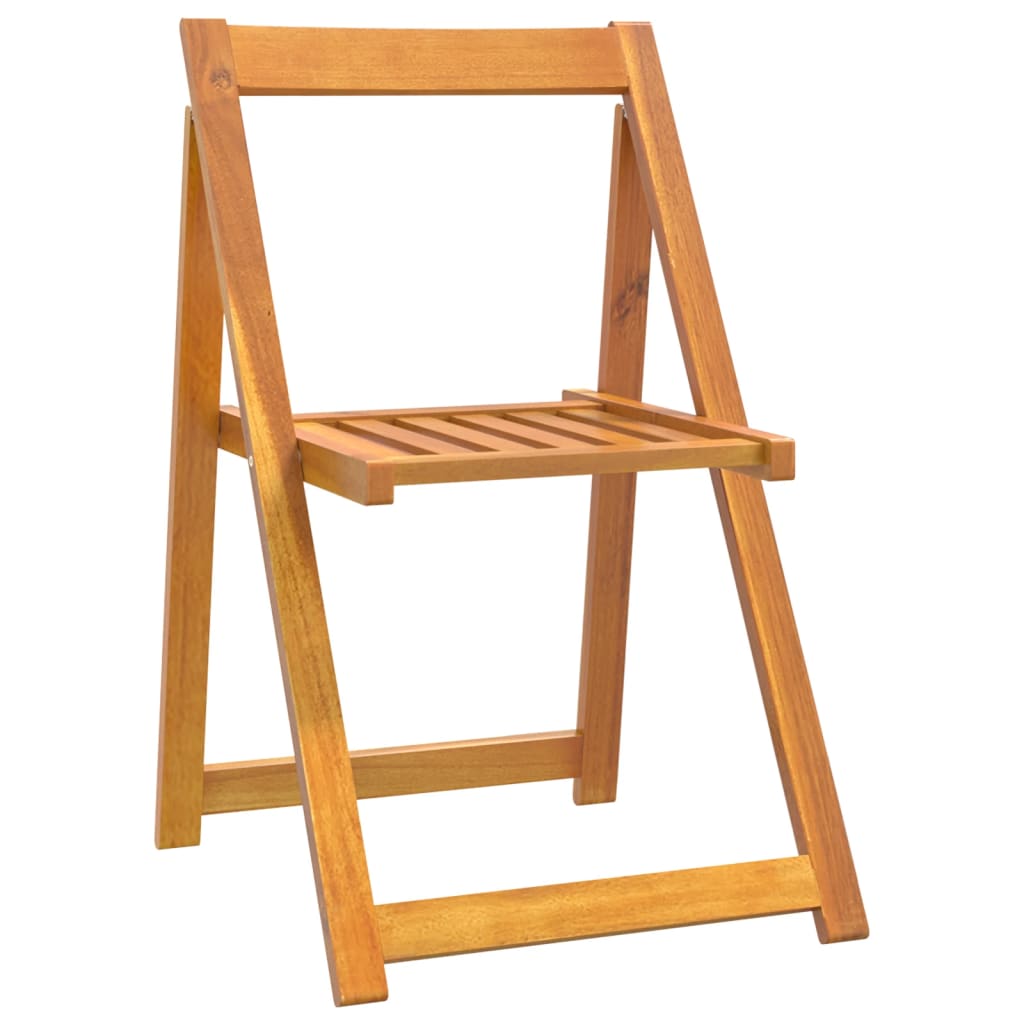 Folding Garden Chairs 6 pcs Solid Wood Acacia