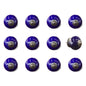 1.5" X 1.5" X 1.5" Navy And Copper  Knobs 12 Pack