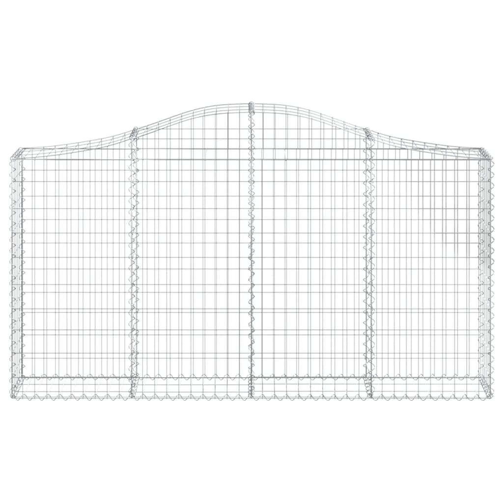 Arched Gabion Basket 78.7"x11.8"x39.4"/47.2" Galvanized Iron