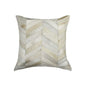 18" X 18" Natural Chevron Cowhide Pillow