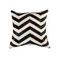 18" Black and Off White Cowhide Throw Pillow