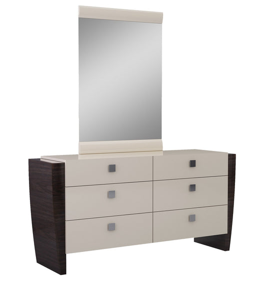 48" Refined Beige High Gloss Chest