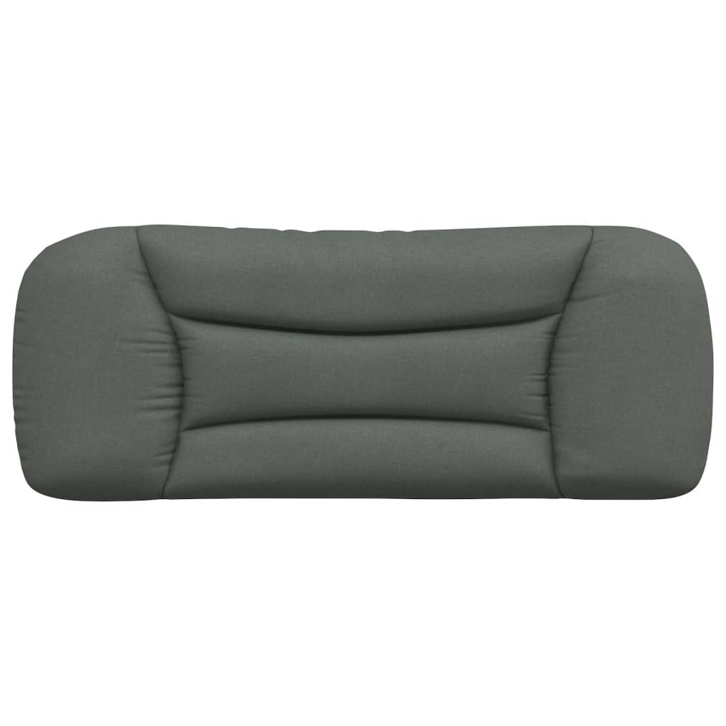 Headboard Cushion Dark Gray 39.4" Fabric