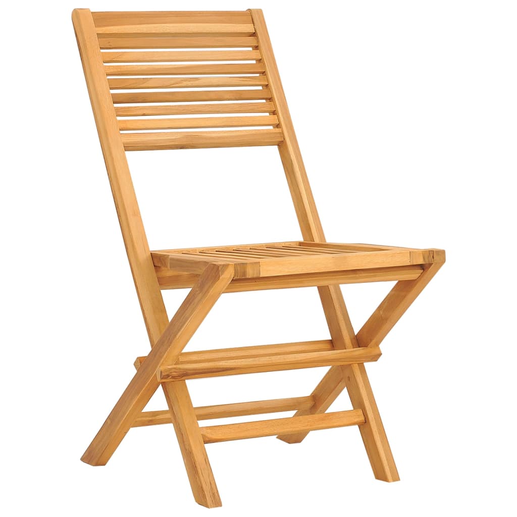 Folding Patio Chairs 6 pcs 18.5"x24.4"x35.4" Solid Wood Teak