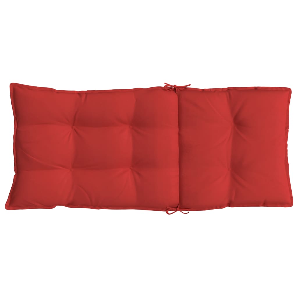 Highback Chair Cushions 6 pcs Red Oxford Fabric