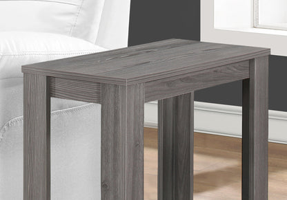 24" Gray Console Table With Storage