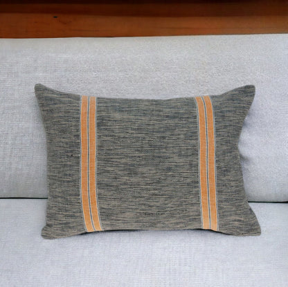 14" X 20" Multicolor Cotton Throw Pillow Cover