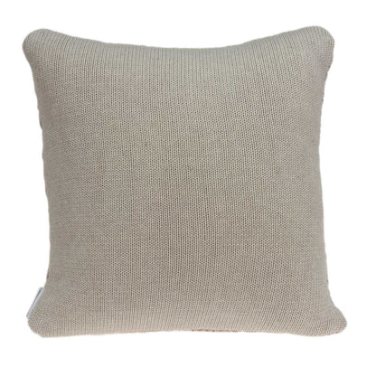 20" X 7" X 20" Charming Transitional Beige Accent Pillow Cover With Poly Insert