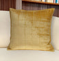 20" X 7" X 20" Transitional Yellow Solid Quilted Pillow Cover With Poly Insert