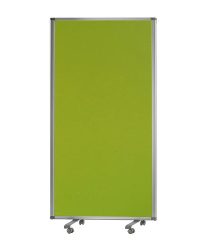 71" Green Iron Folding Three Panel Screen Room Divider