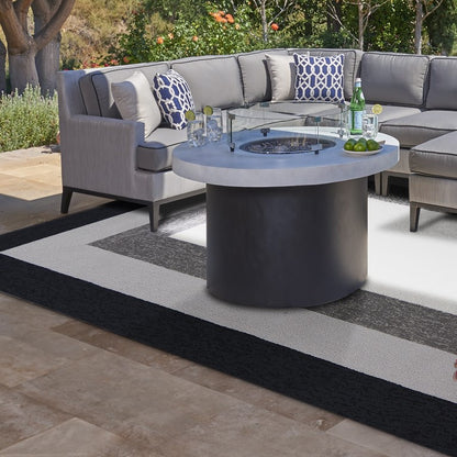 7' X 10' Charcoal Indoor Outdoor Area Rug