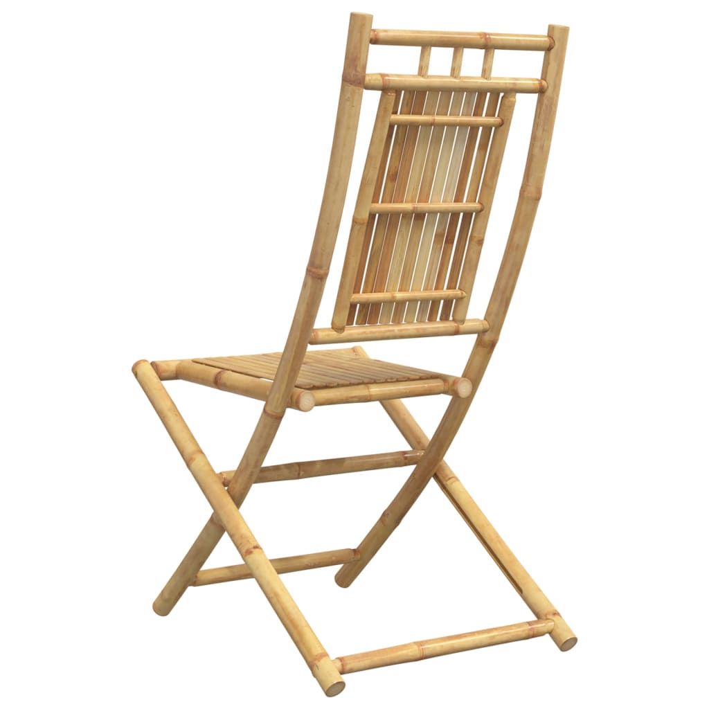 Folding Patio Chairs 6 pcs 18.1"x26"x39" Bamboo