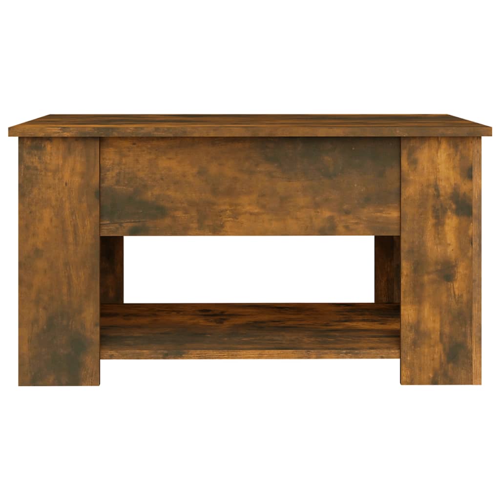 Coffee Table Smoked Oak 31.1"x19.3"x16.1" Engineered Wood