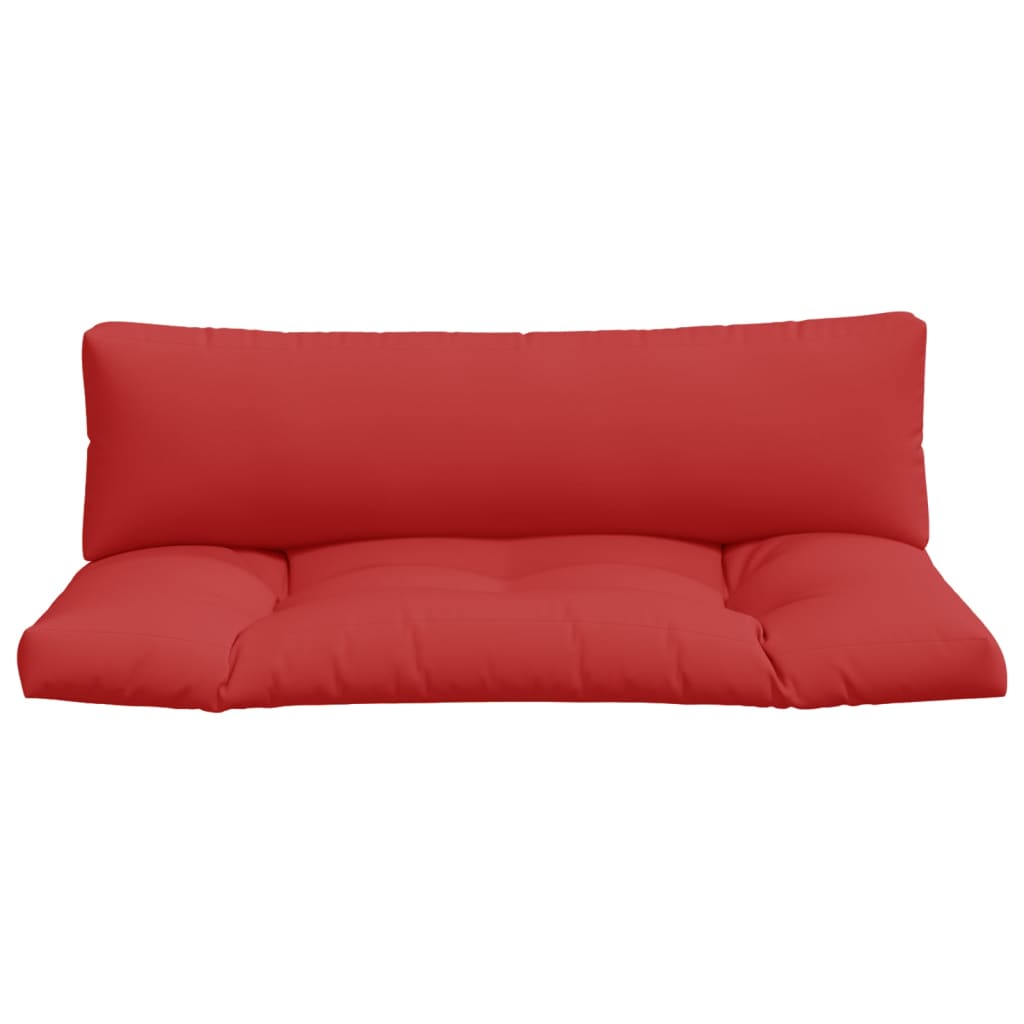 Pallet Cushions 2 pcs Red Fabric