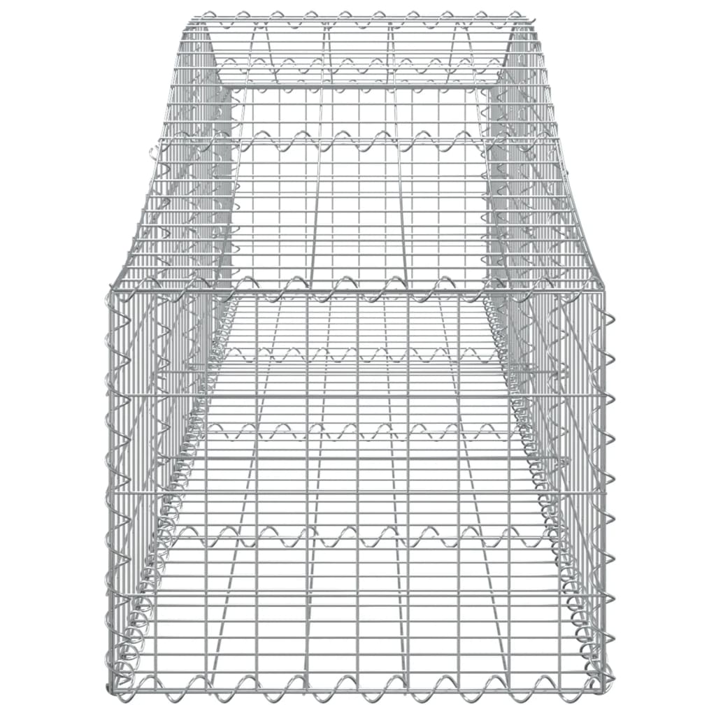 Arched Gabion Baskets 13 pcs 78.7"x19.7"x15.7"/23.6" Galvanized Iron