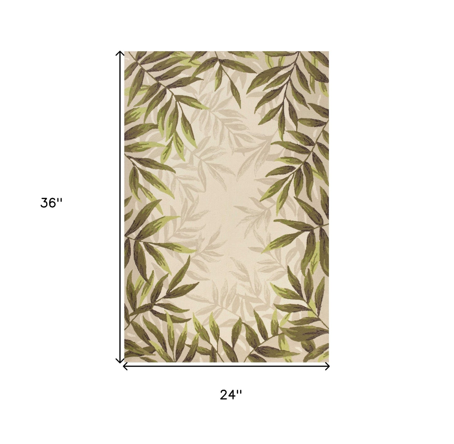 5' X 8' Beige Abstract Handmade Indoor Outdoor Area Rug