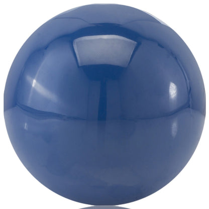 3" Blue Aluminum Decorative Orb Tabletop Sculpture