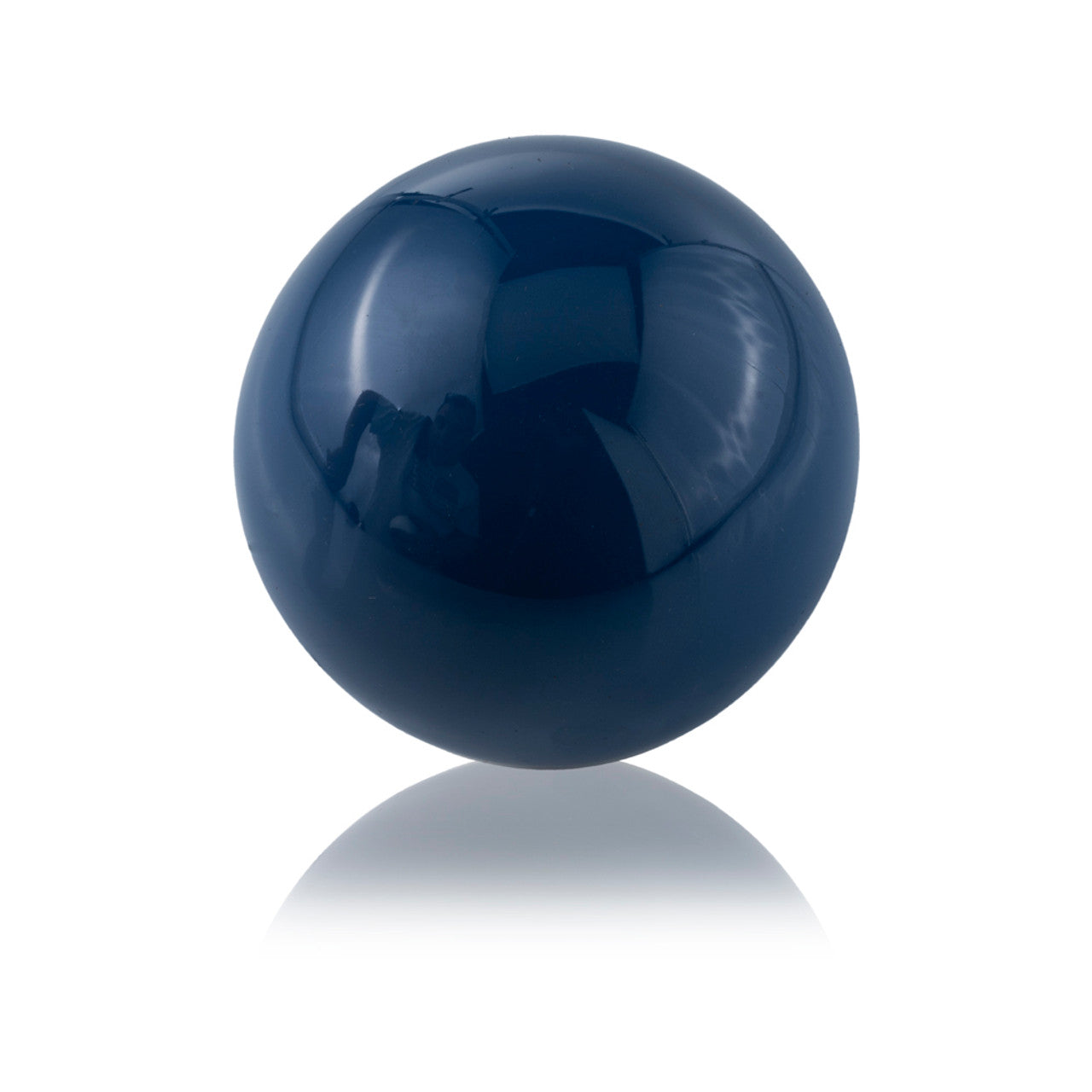 3" Blue Aluminum Decorative Orb Tabletop Sculpture