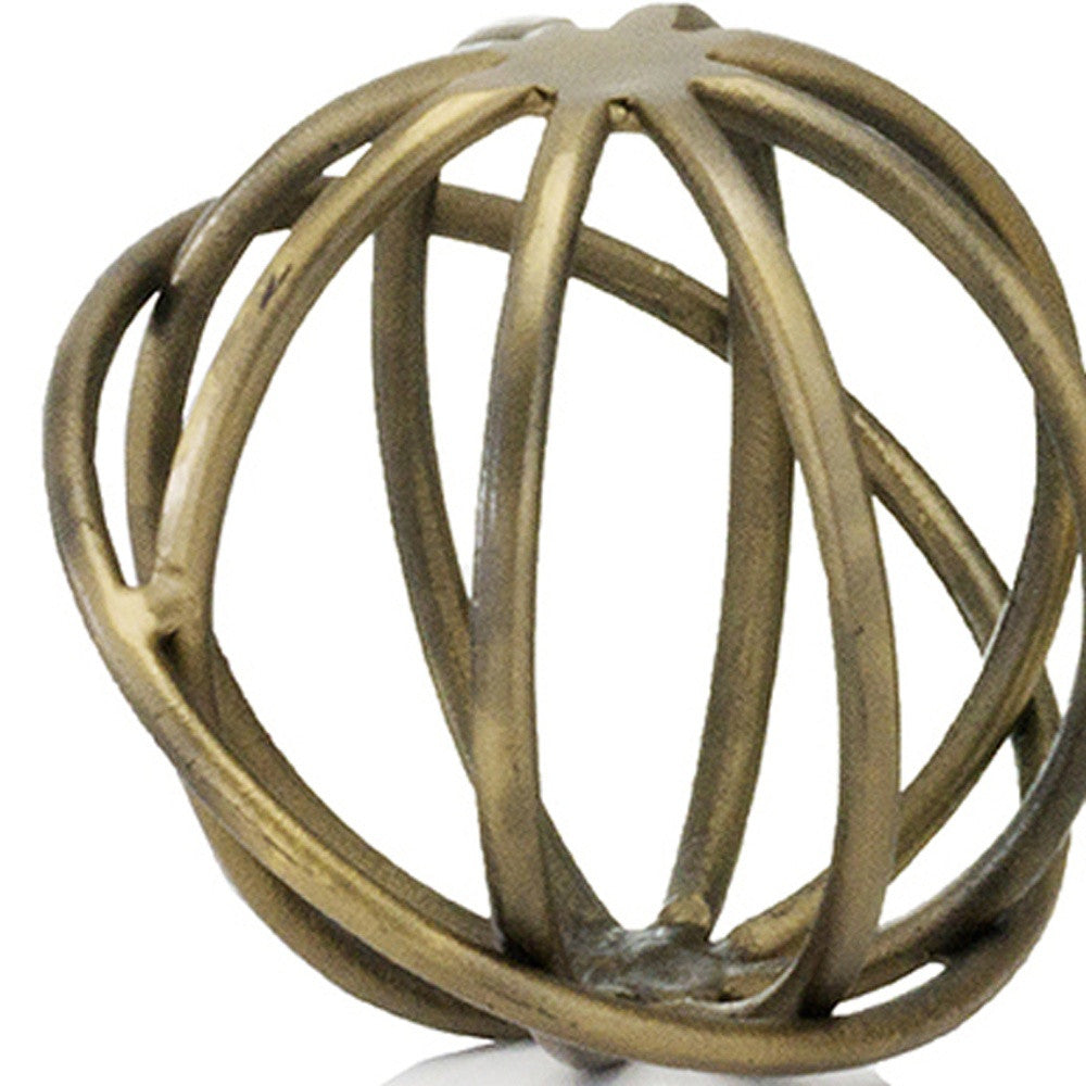 Superb Bronze Large Sphere