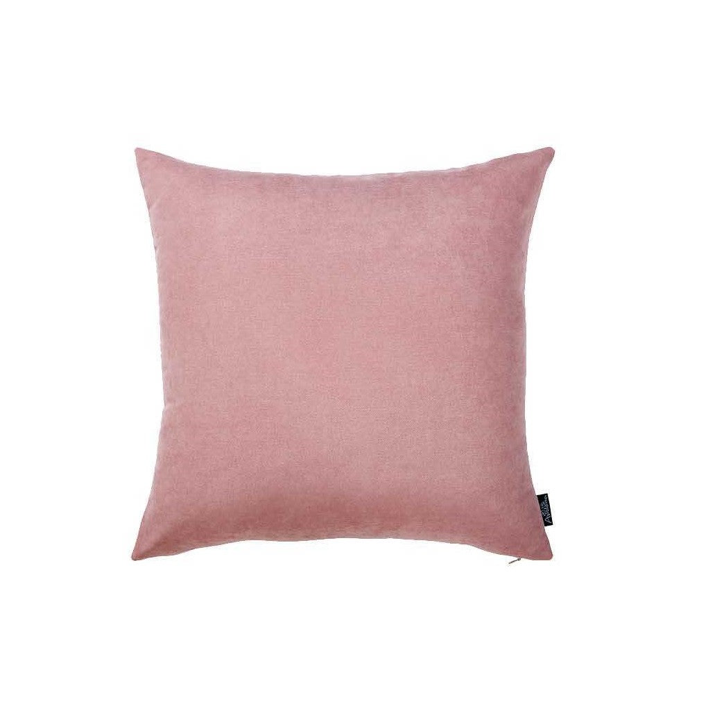 Set Of 2 Light Pink Brushed Twill Decorative Throw Pillow Covers