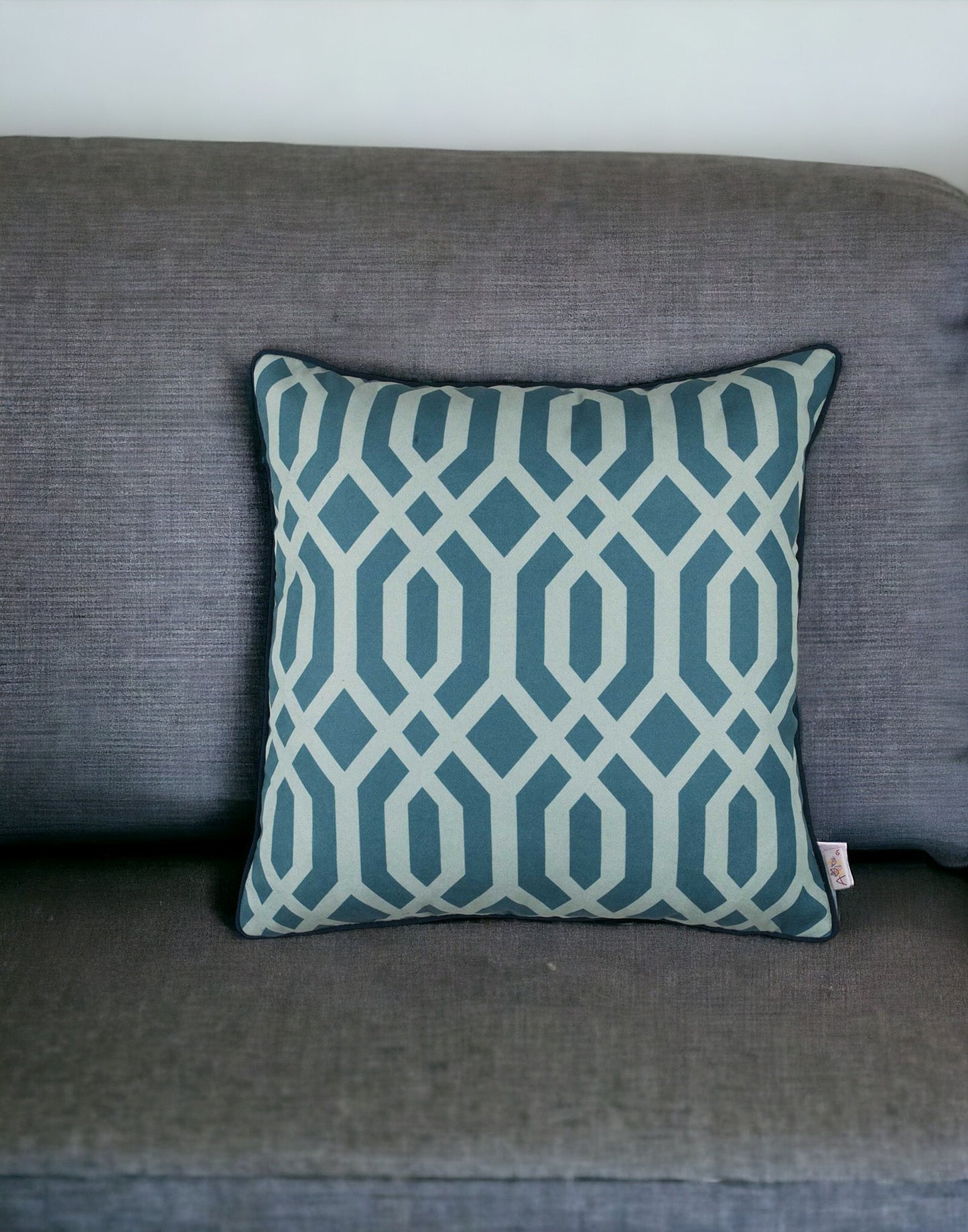 18" Teal Throw Pillow Cover