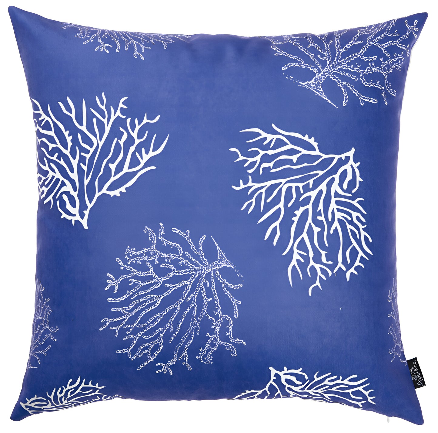 18" Blue and White Throw Pillow Cover