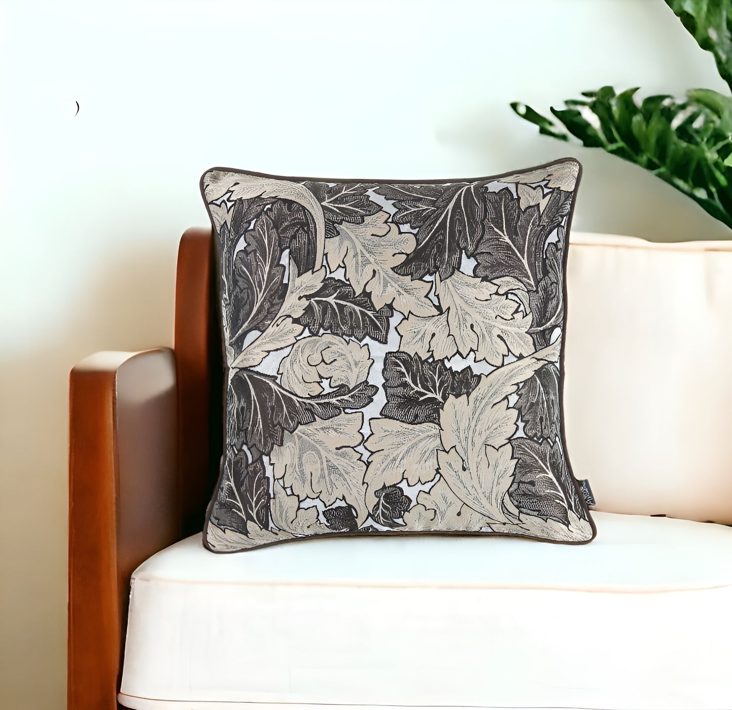 17" Brown Throw Pillow Cover