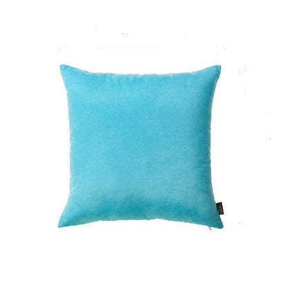 Set of Two Aqua Throw Pillow Cover