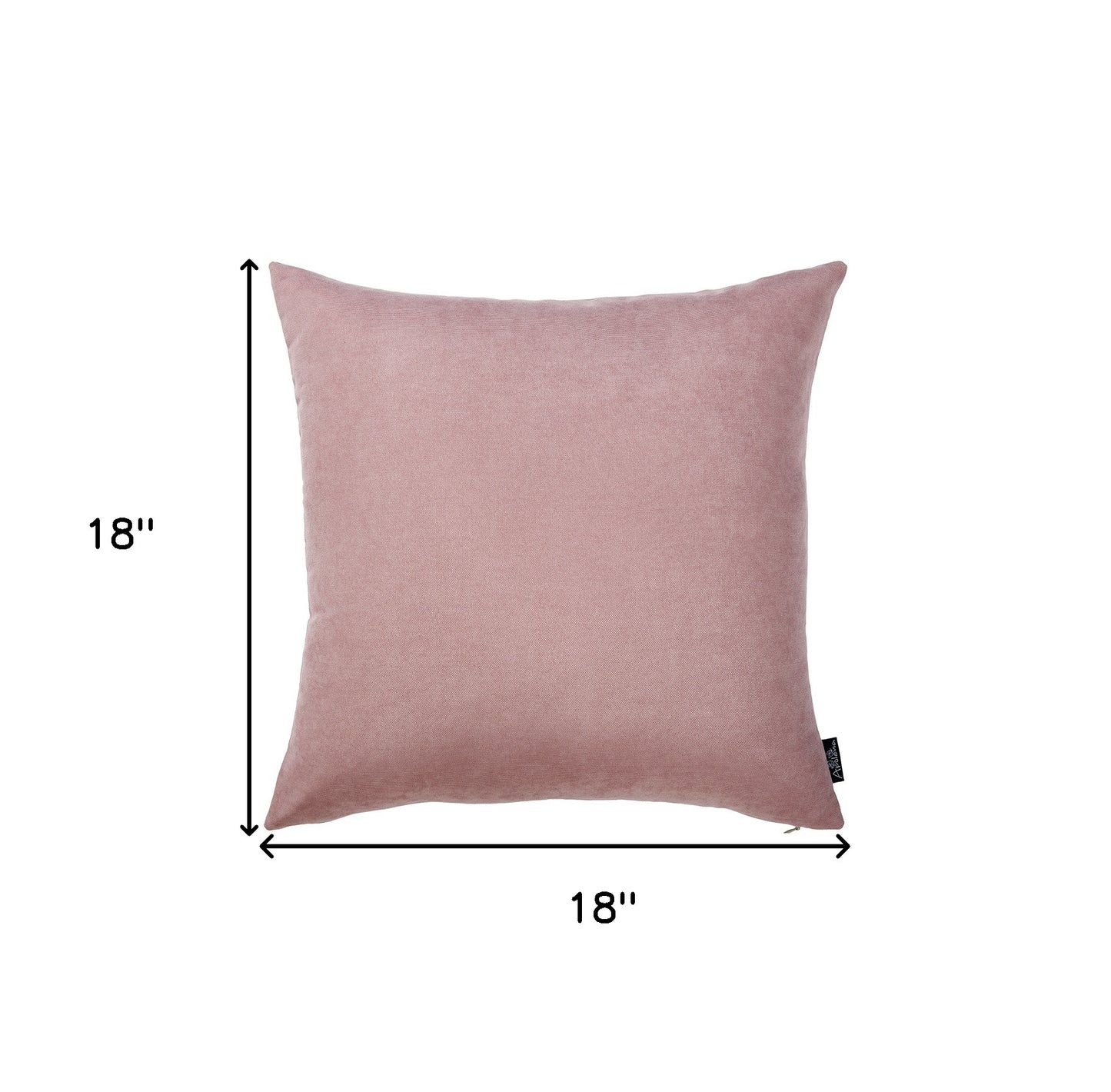 Set Of 2 Mauve Pink Brushed Twill Decorative Throw Pillow Covers