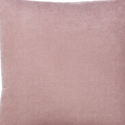 Set Of 2 Mauve Pink Brushed Twill Decorative Throw Pillow Covers