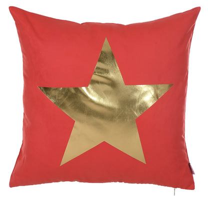 18" Gold Throw Pillow Cover