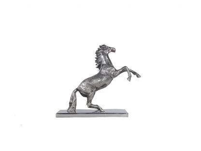 5" X 12.5" X 11" Horse Statue With Base