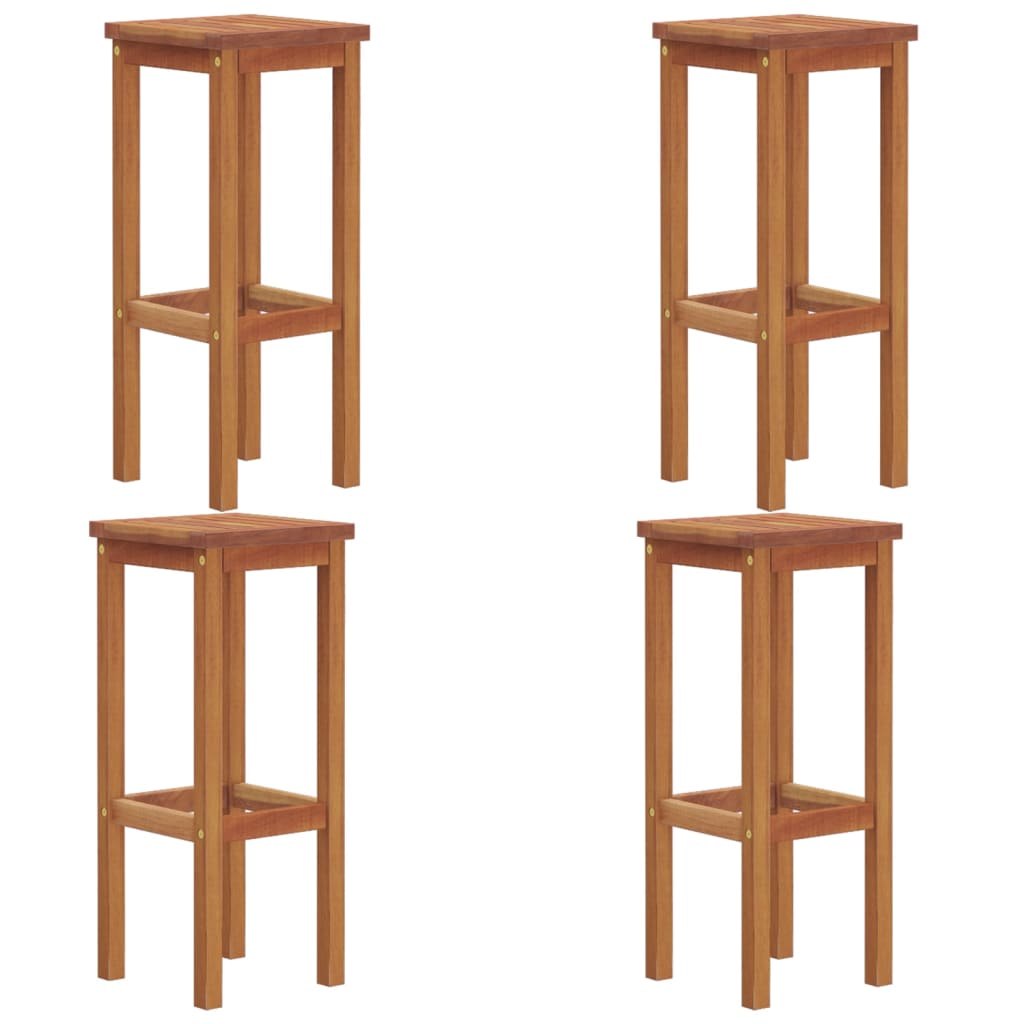 5 Piece Patio Bar Set Solid Wood Acacia