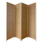 6" Light Bamboo 3 Panel Room Divider Screen