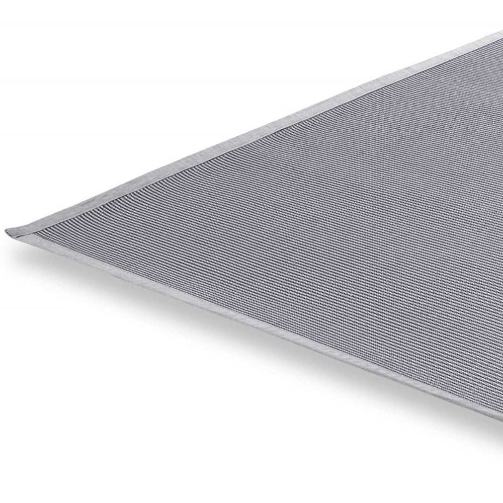 5' Light Gray Square Indoor Outdoor Area Rug