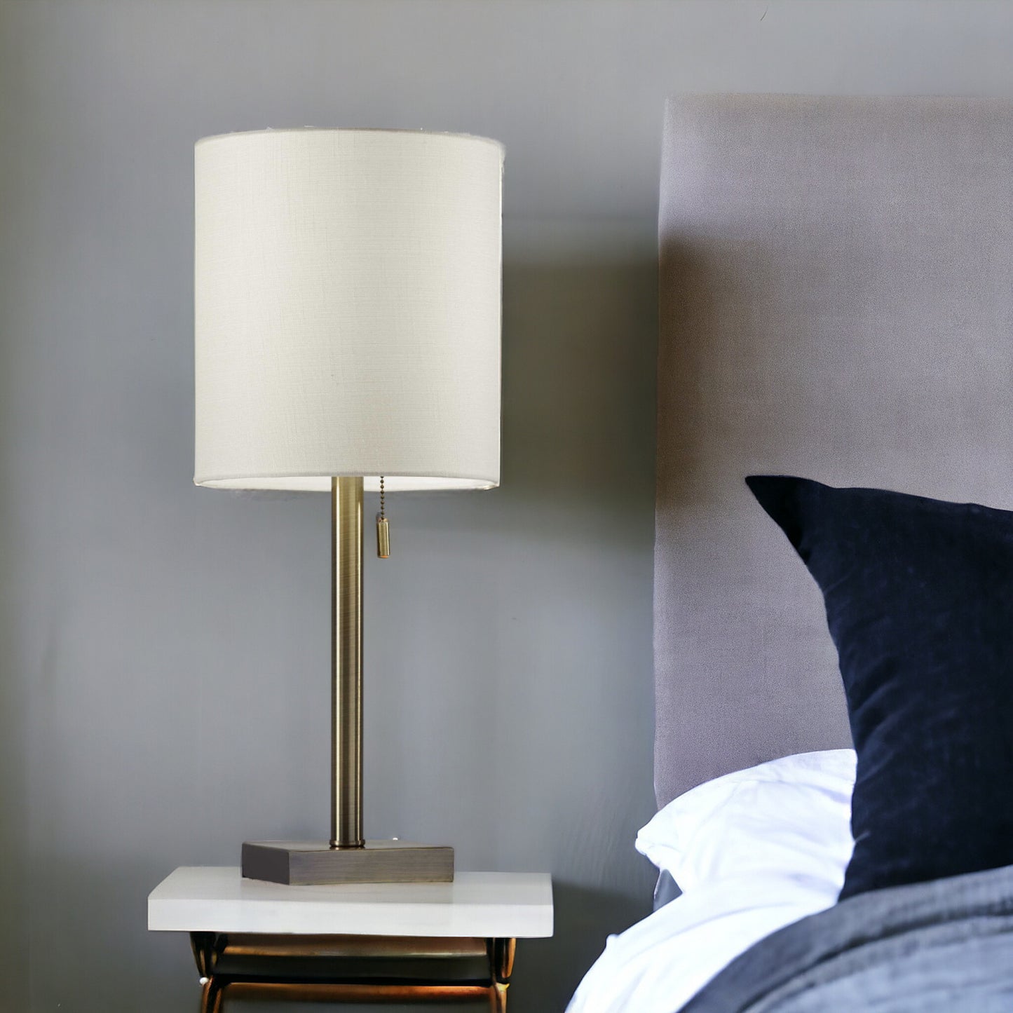 Dark Bronze Metal Table Lamp