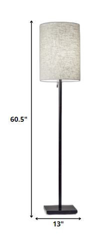 Floor Lamp Classic Silhouette Brass Metal